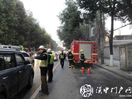 巡邏路上遇起火，漢中交警全力協助消防人員撲滅火情