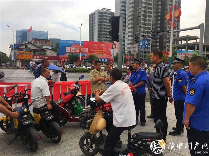 漢臺區東關街道辦事處遷移新橋馬路勞務市場，告別安全隱患