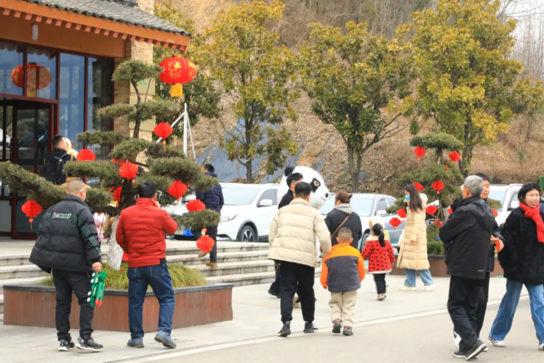 新年第一天，洋縣長青華陽景區(qū)迎來蛇年開門紅~